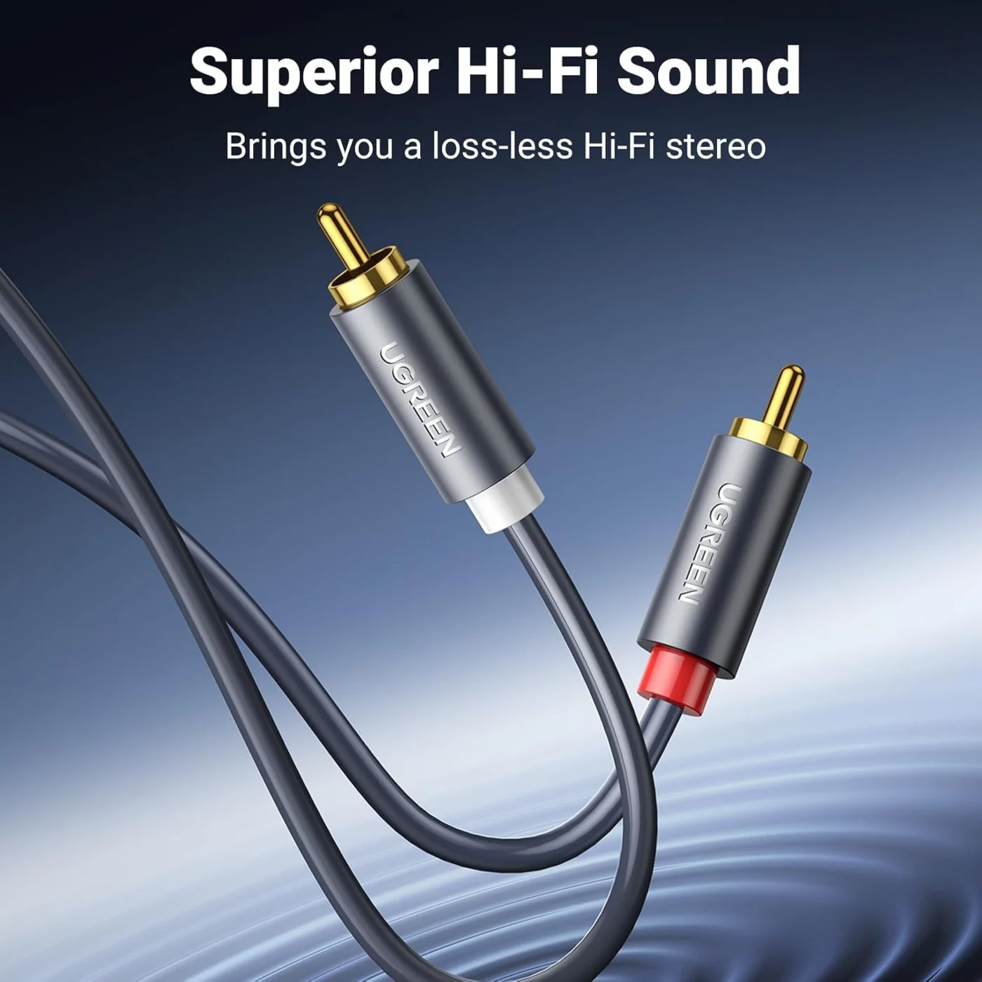Cable de audio RCA R/L de 5m – Ugreen