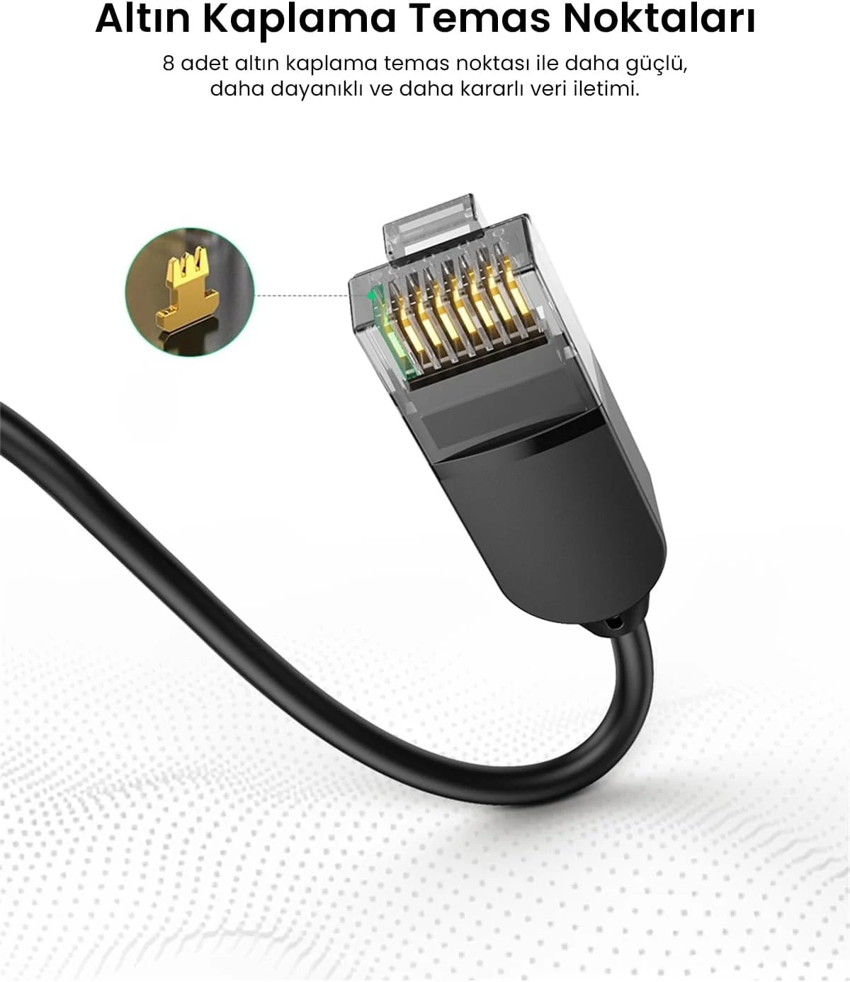 Cable de Red Cat 6A OD2.8 de 3m – Ugreen