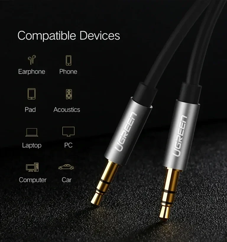 Cable de audio Jack 3.5mm de 3m – Ugreen