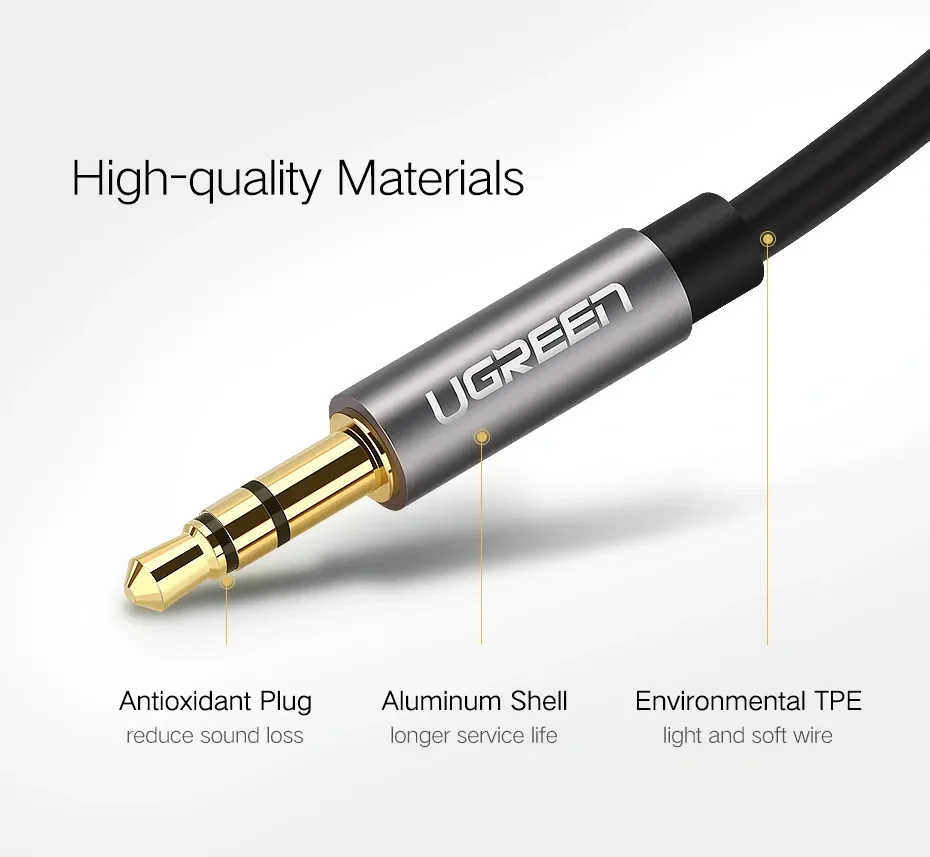 Cable de audio Jack 3.5mm de 3m – Ugreen