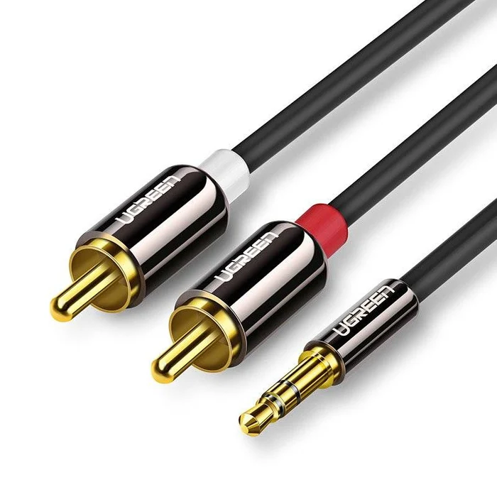 Cable de audio Jack 3.5mm a RCA R/L de 3m – Ugreen