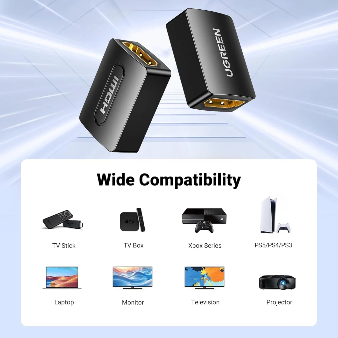 Acople para HDMI 4K – Ugreen