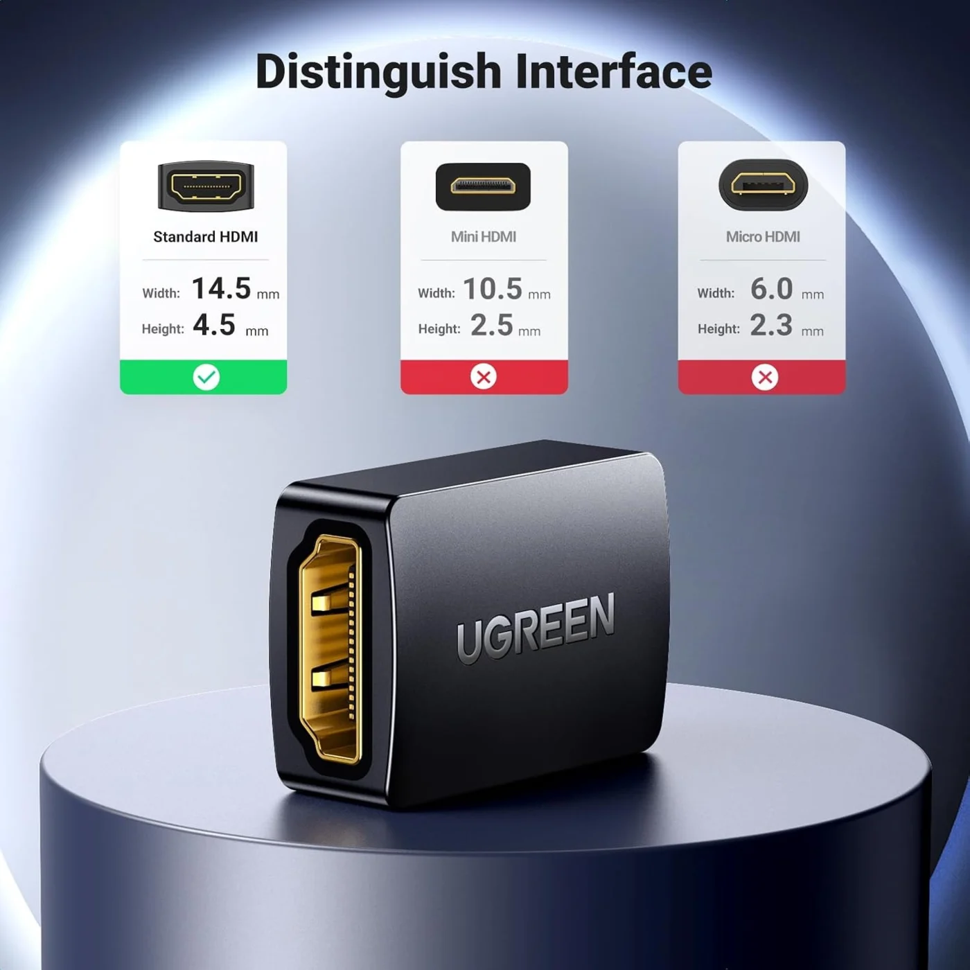Acople para HDMI 4K – Ugreen