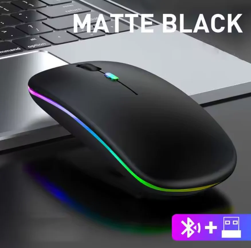 Mouse Inalámbrico USB/Bluetooth RGB – HP