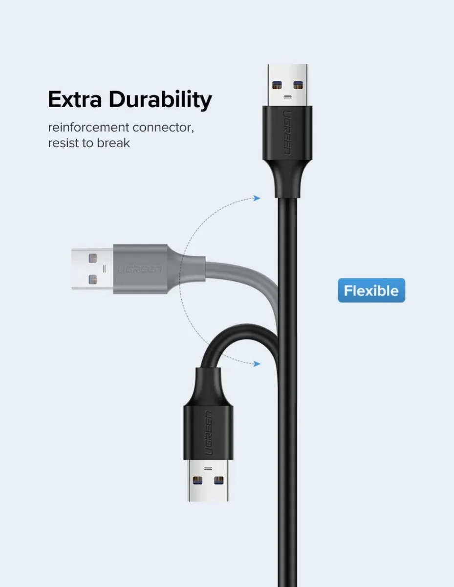 Cable USB 2.0 Extensor 3m – Ugreen