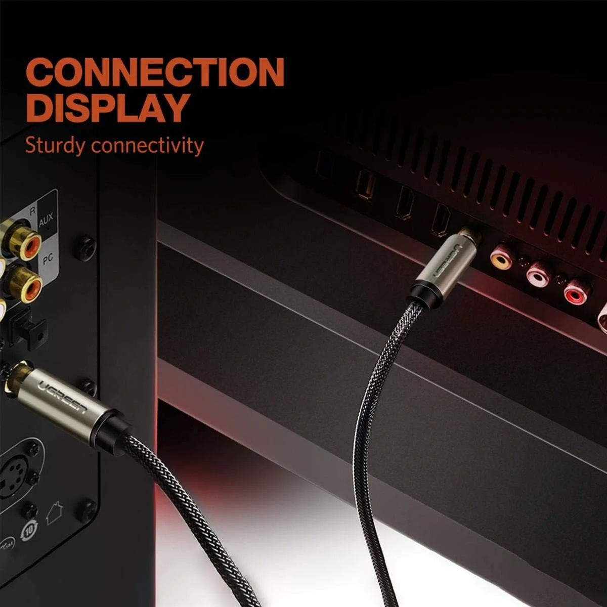 Cable Coaxial Digital blindado de 2m – Ugreen