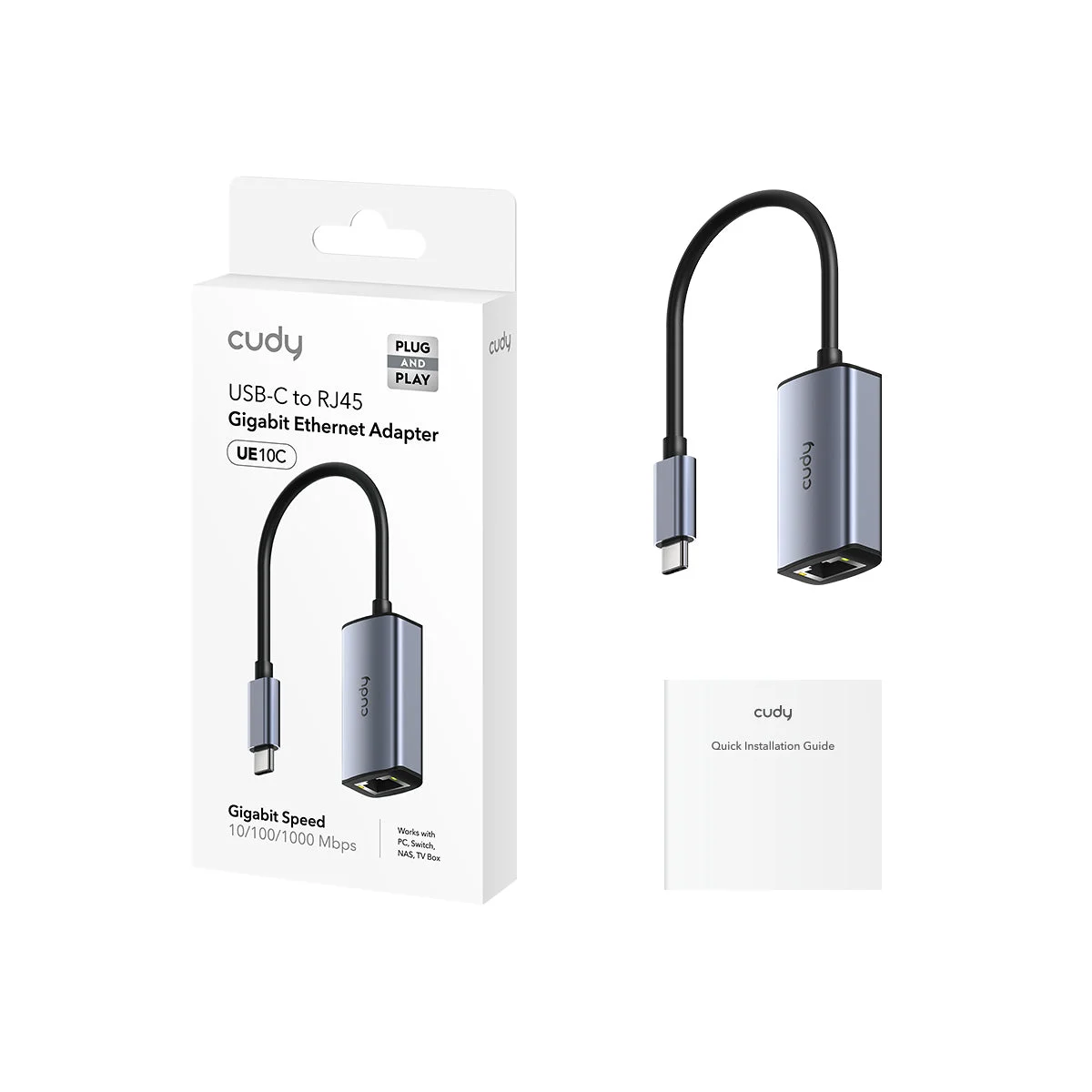 Adaptador USB-C a Red 10/100/1000 – Cudy