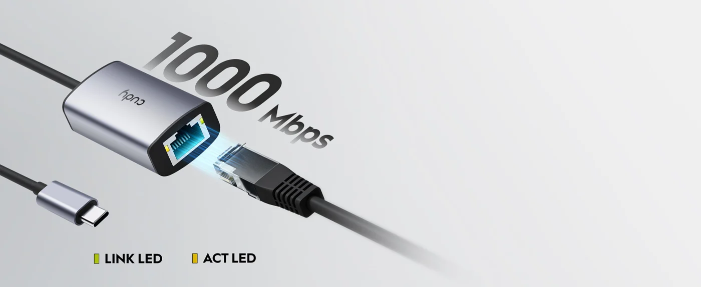 Adaptador USB-C a Red 10/100/1000 – Cudy