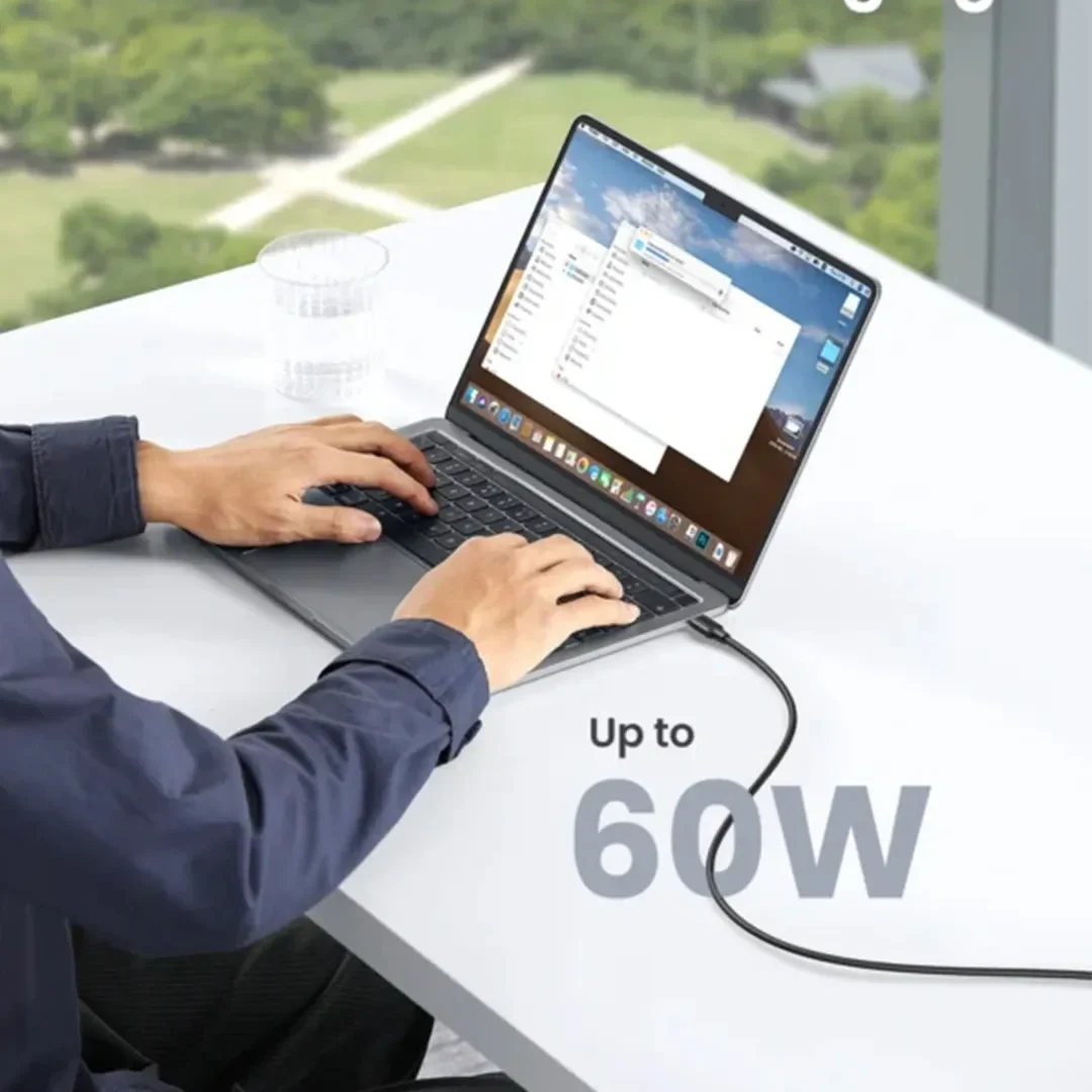 Cable USB C 2.0 Carga Rápida de hasta 60W soporta 3A de 1m – Ugreen
