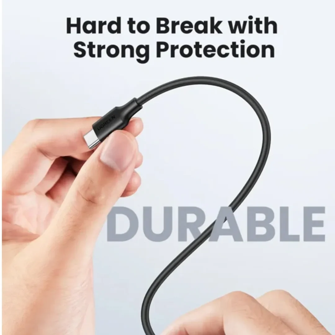 Cable USB C 2.0 Carga Rápida de hasta 60W soporta 3A de 1m – Ugreen