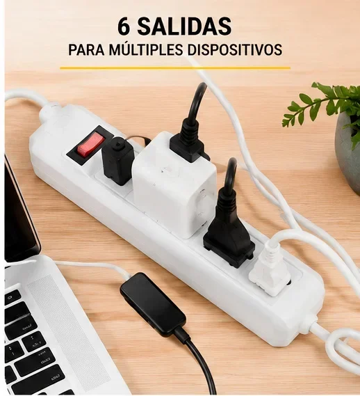 Regleta de 6 tomas de 1.8M – Uyustuls
