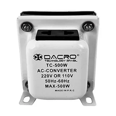 Transformador de corriente de 220v a 110v  de 500W