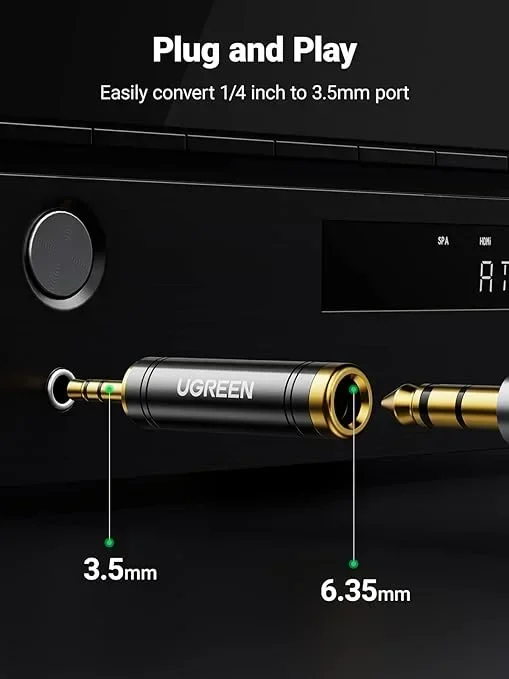 Adaptador Jack 6,35mm a Jack 3,5mm – Ugreen