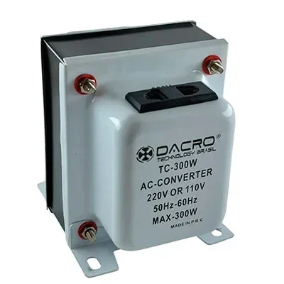 Transformador de corriente de 220v a 110v  de 300W