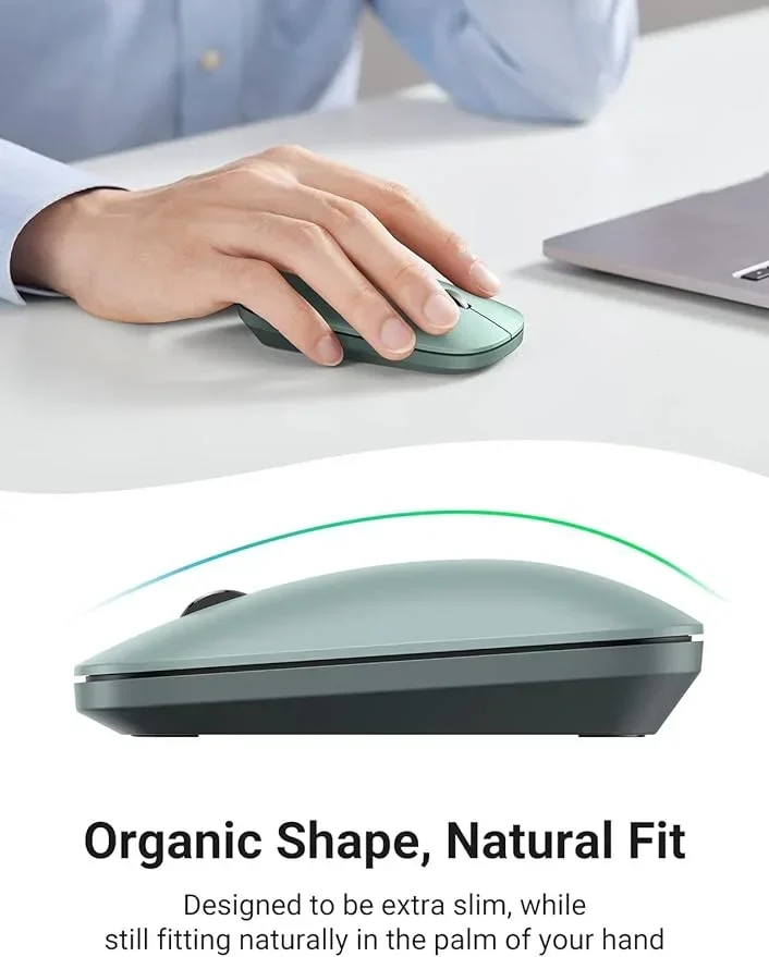 Mouse Inalambrico (Verde) – Ugreen