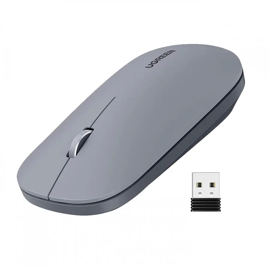 Mouse Inalámbrico (Gris) – Ugreen