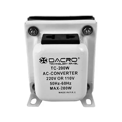 Transformador de corriente de 220v a 110v  de 200W