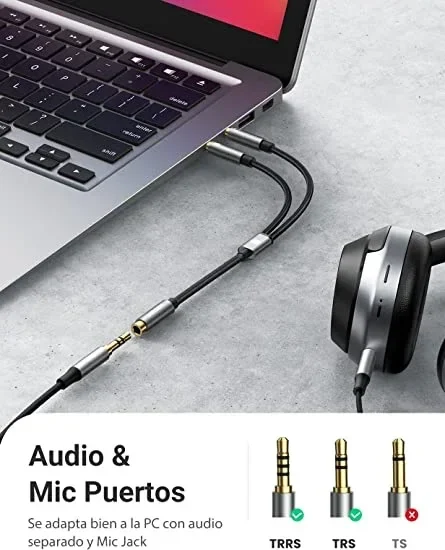 Cable divisor de Jack 3.5mm – Ugreen