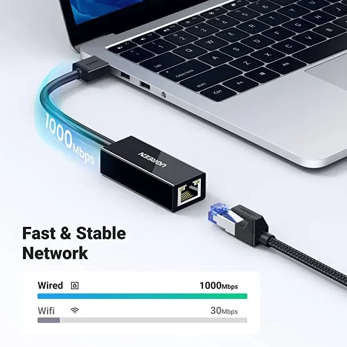 Adaptador de Red a USB 3.0 Gigabite 10/100/1000 – Ugreen