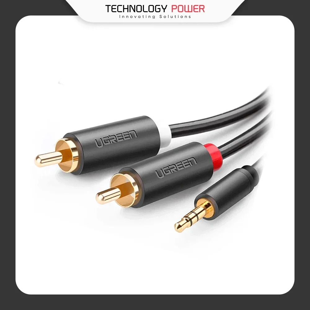 Cable de audio Jack 3.5mm a RCA R/L de 10m – Ugreen