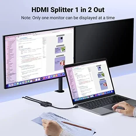 Switch/Splitter HDMI de 2 puertos 4K 60Hz – Ugreen