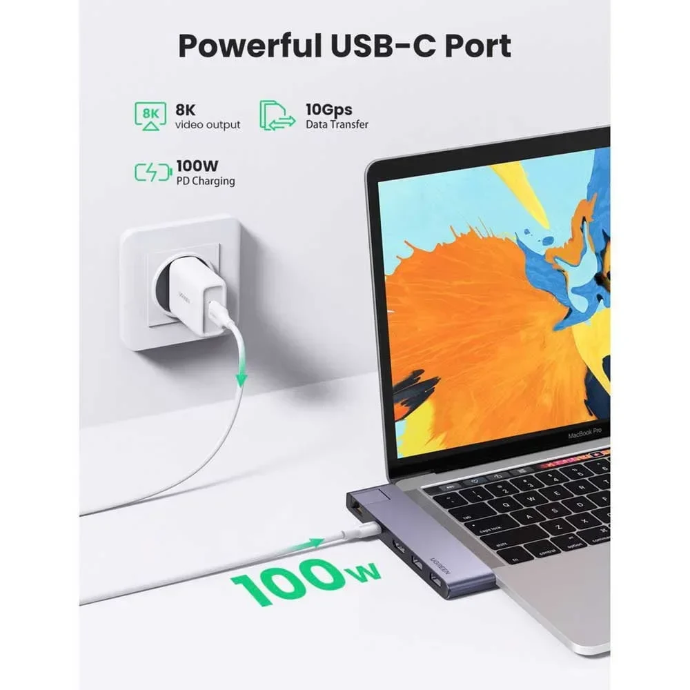 Dock Station USB-C 5en1 para MacBook – Ugreen