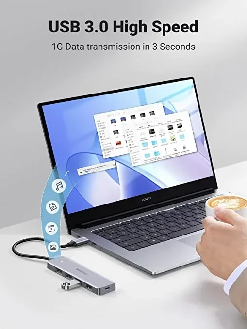 Hub USB-C de 4 puertos USB 3.0 – Ugreen
