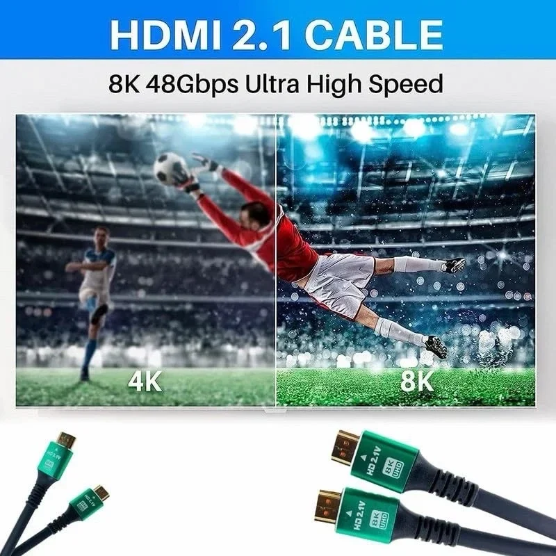 Cable HDTV de alta velocidad HD2.1V Premium de 10 metros – Rotec