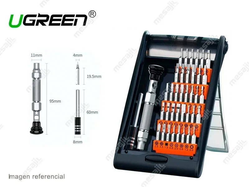 Set de destornillador 38 en 1 de aluminio – Ugreen