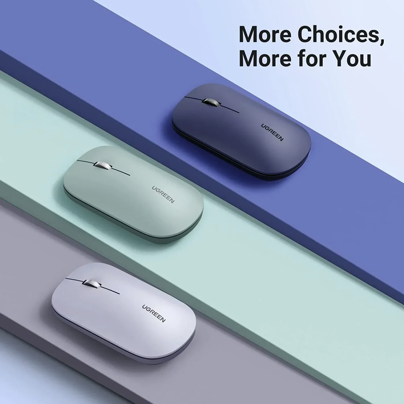 Mouse Inalámbrico (Negro) – Ugreen