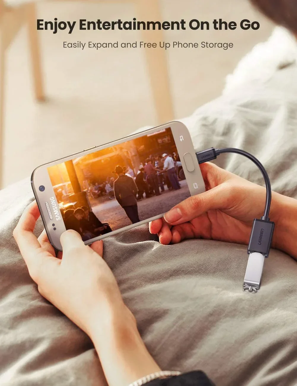 Cable micro USB 2.0 OTG – Ugreen