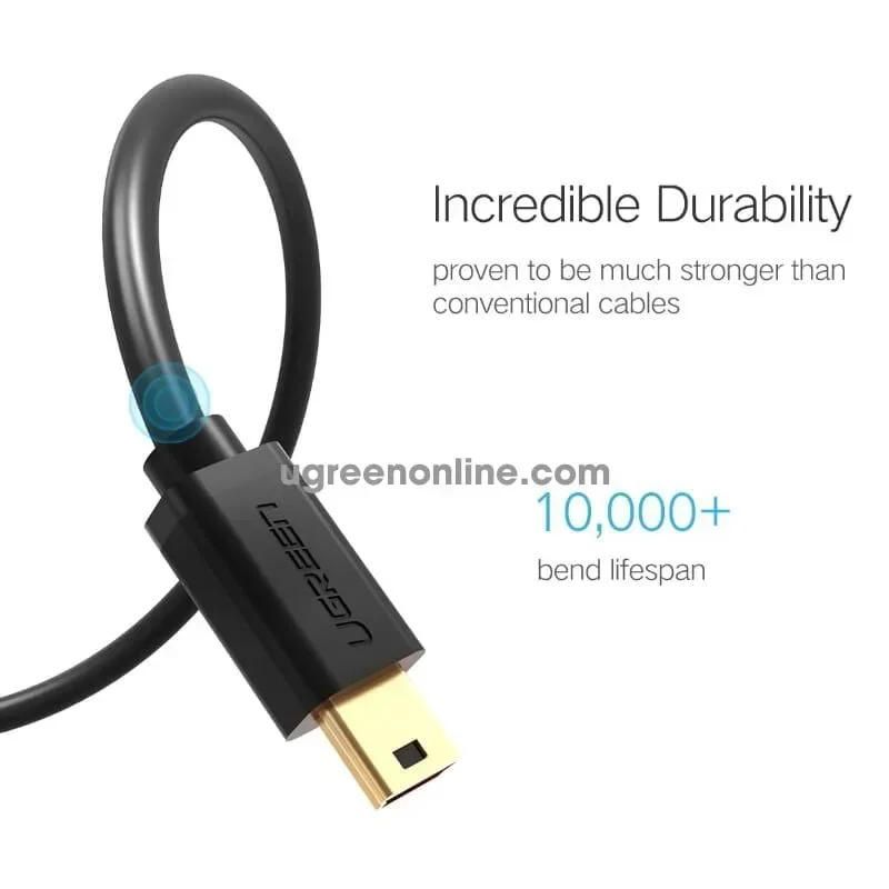 Cable USB 2.0 a mini USB de 5 pines – Ugreen