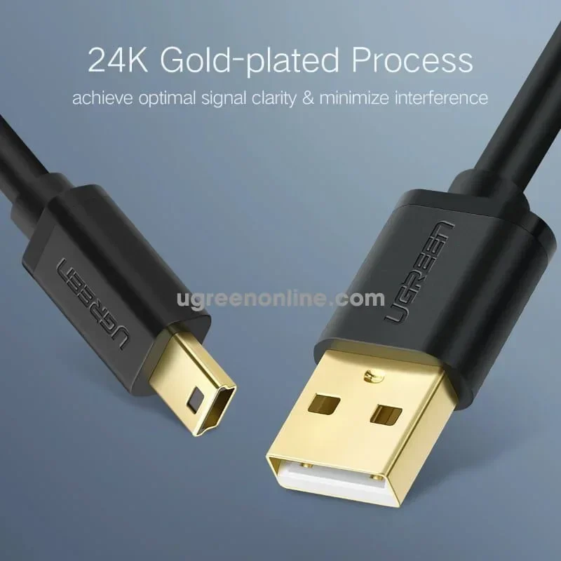 Cable USB 2.0 a mini USB de 5 pines – Ugreen