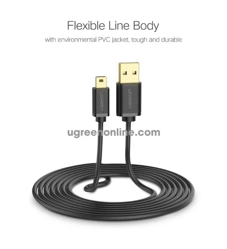 Cable USB 2.0 a mini USB de 5 pines – Ugreen