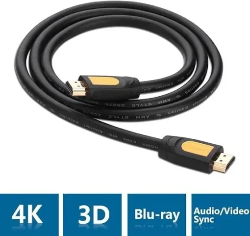 Cable HDMI 4k@60Hz De 2m punta amarilla – Ugreen