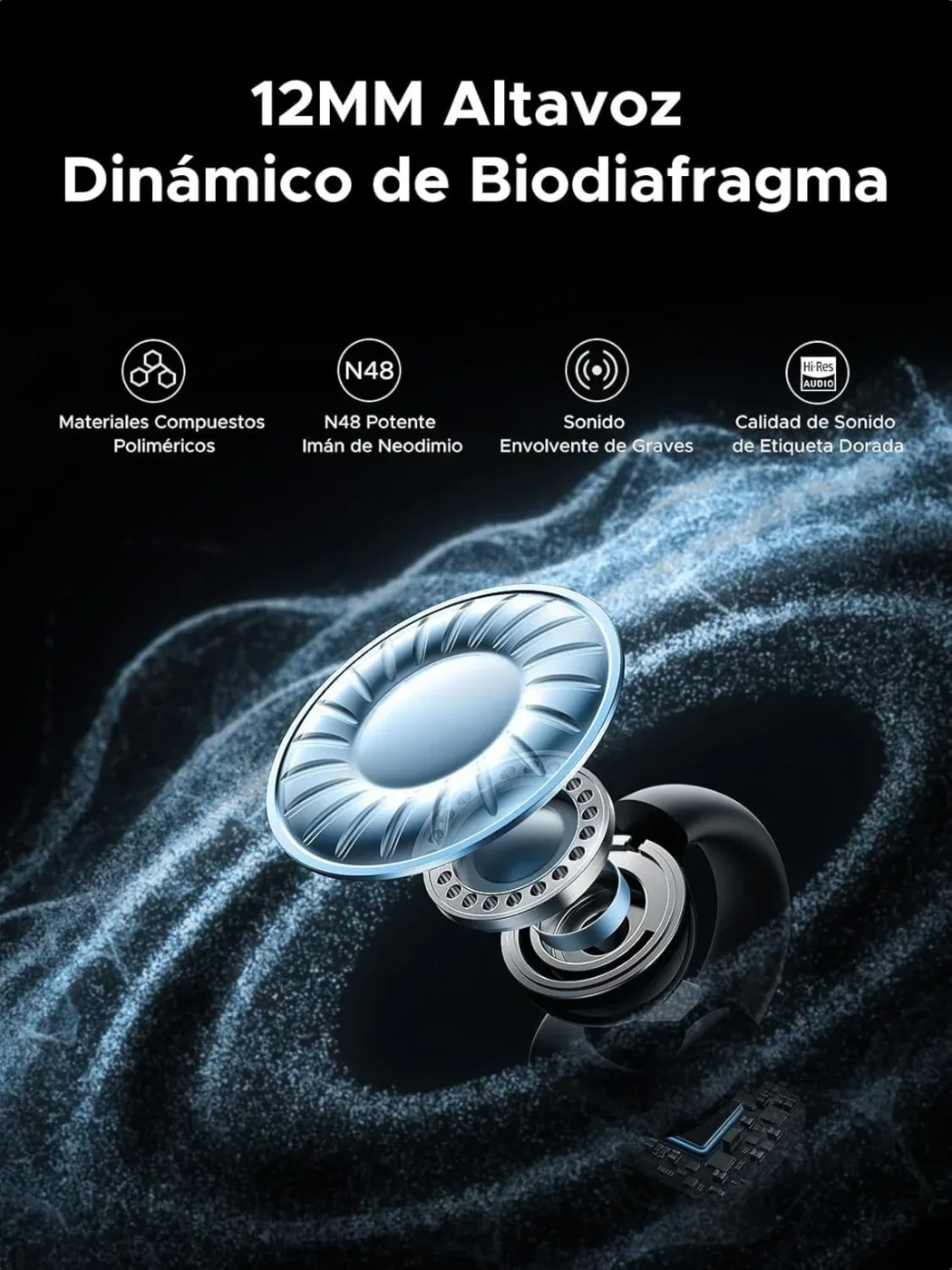 Auriculares inalámbricos de oreja abierta Bluetooth 5.4 de 30 horas – Ugreen
