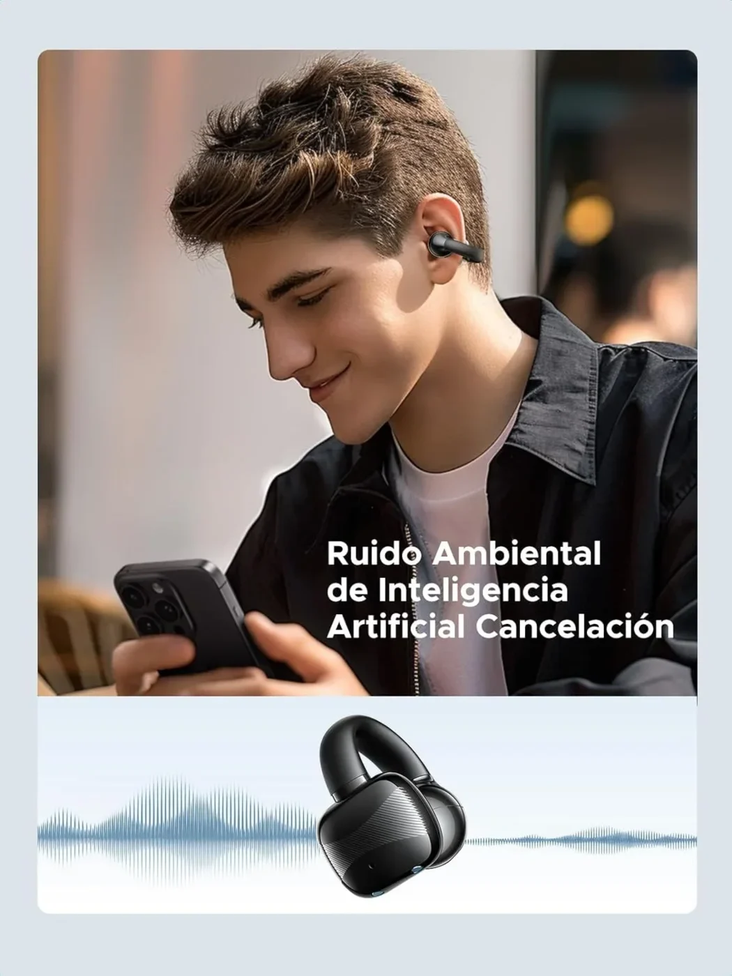 Auriculares inalámbricos de oreja abierta Bluetooth 5.4 de 30 horas – Ugreen