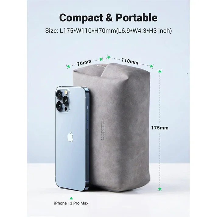 Bolsa de viaje impermeable Space Grey – Ugreen