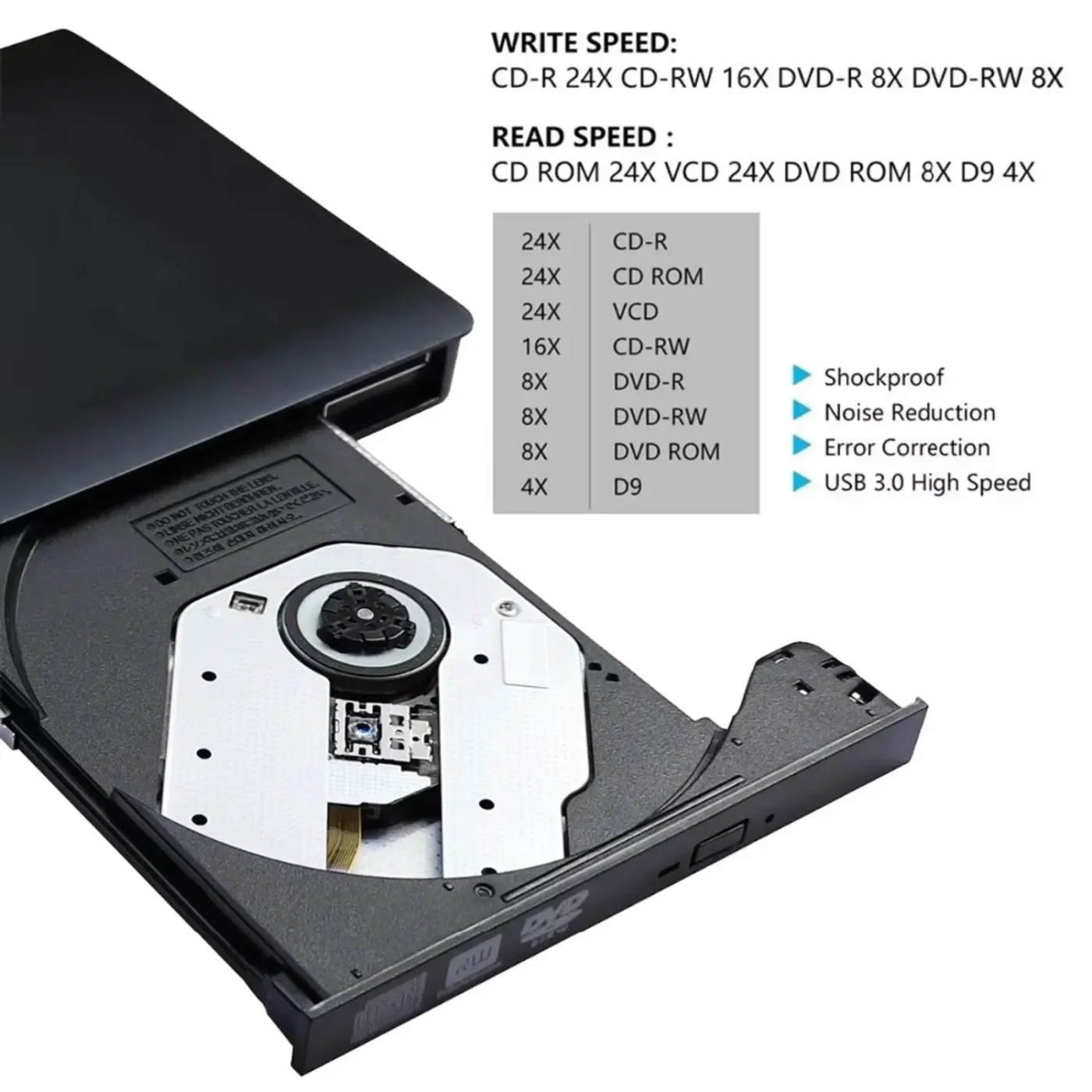 Lector de DVD/CD-RW Externo «Knup»