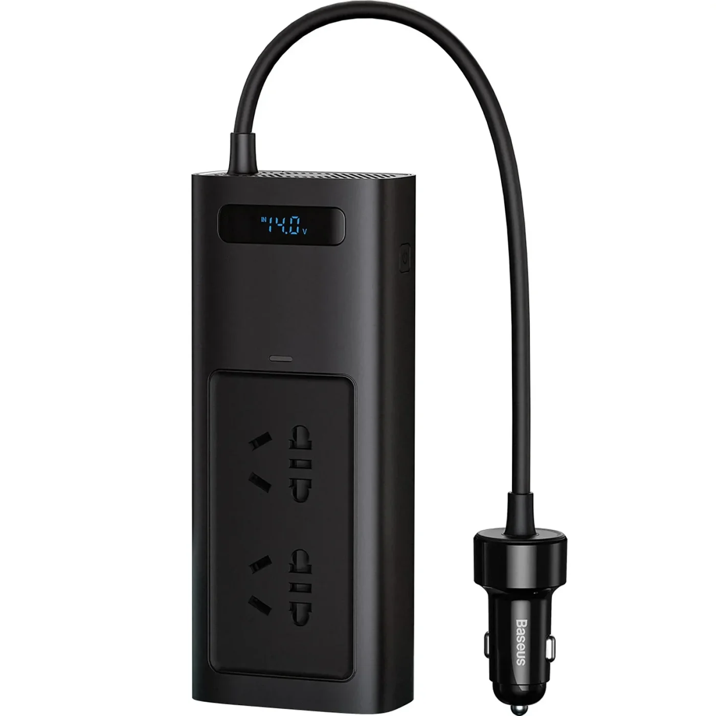 Inversor de corriente para coche + cargador rápida de 150W