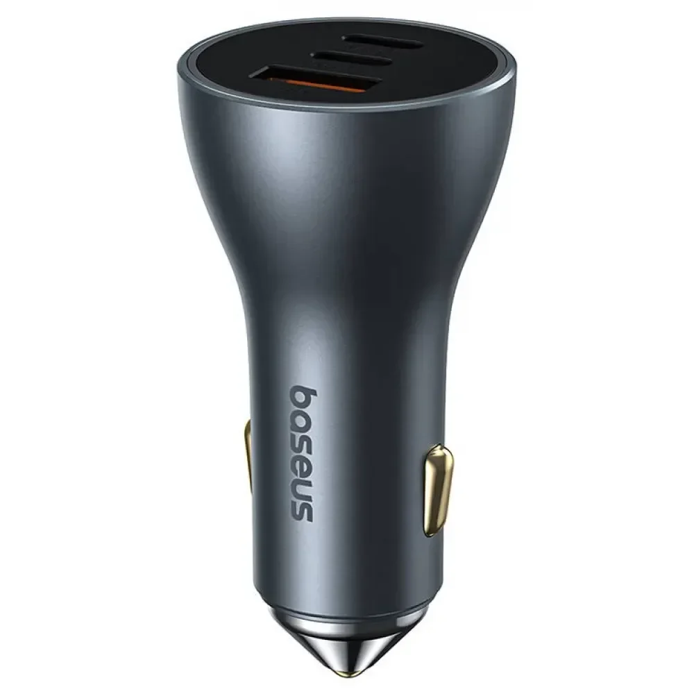 Cargador triple 2 USB C – USB cigarrera de 65w