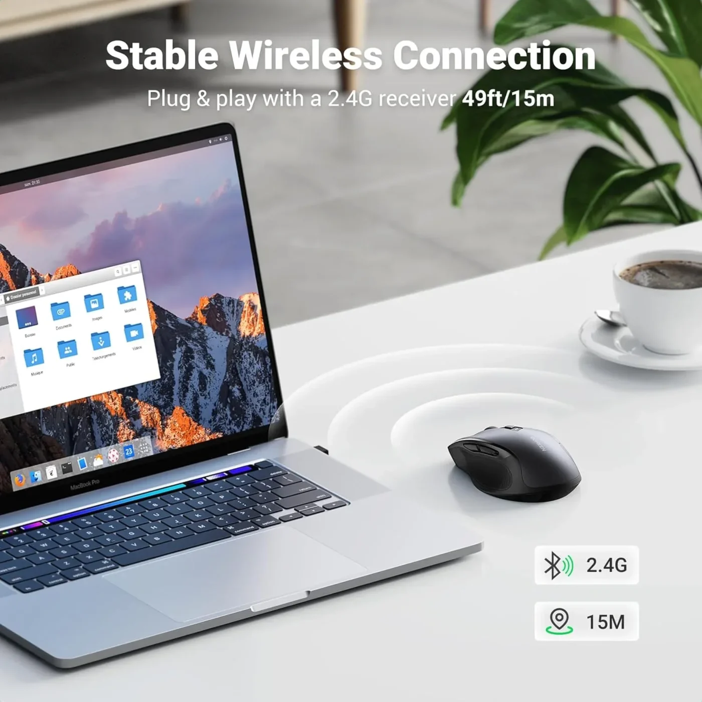 Mouse ergonómico Inalámbrico – Ugreen