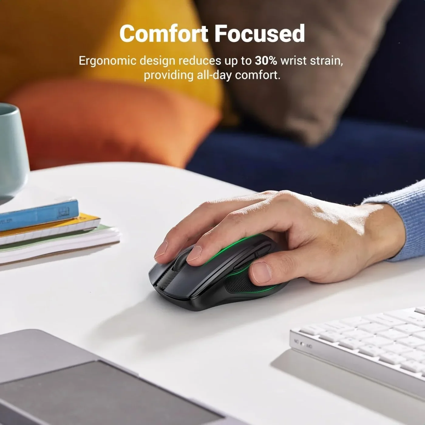 Mouse ergonómico Inalámbrico – Ugreen