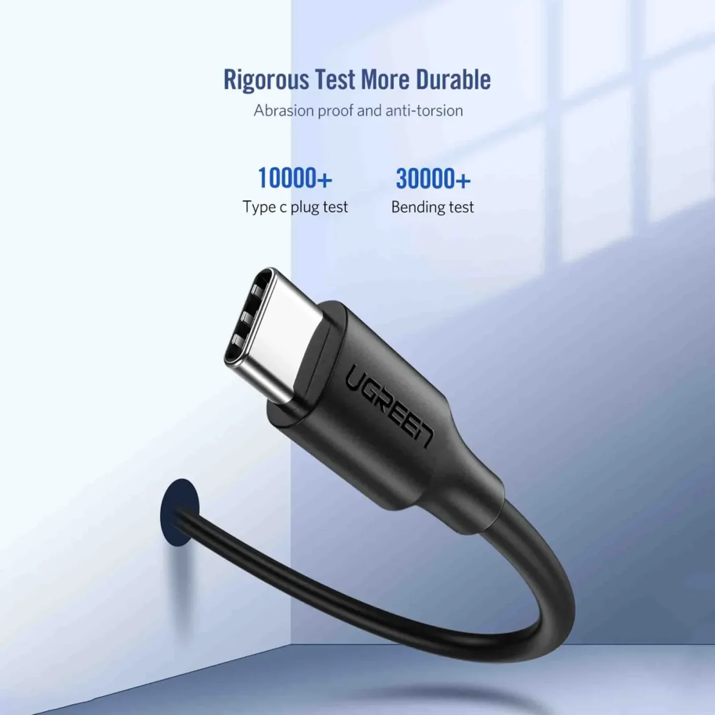 Cable USB C 2.0 Carga Rápida de hasta 60W soporta 3A de 1m – Ugreen