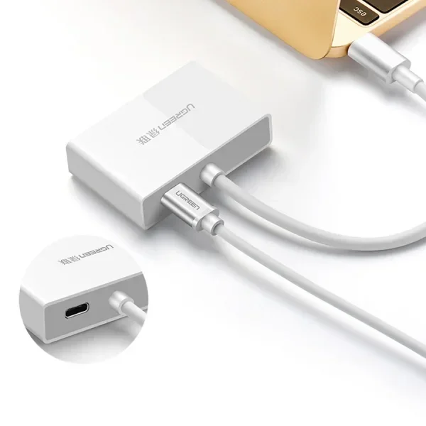 Adaptador de USB C a HDMI/VGA
