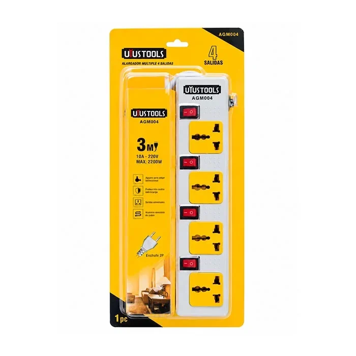 Regleta de 4 tomas universal de 3M – Uyustuls