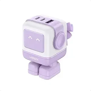 Cargador USB-C/A 65w Nexode Robot Gan Purpura