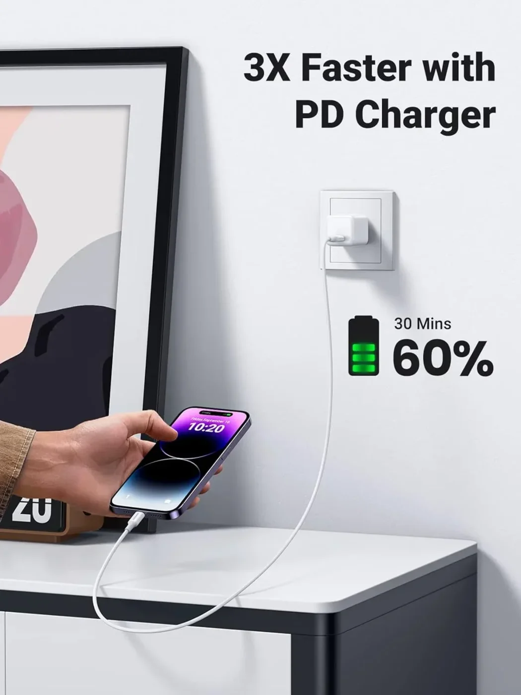 Cable USB-C a Lightning 1m – Ugreen
