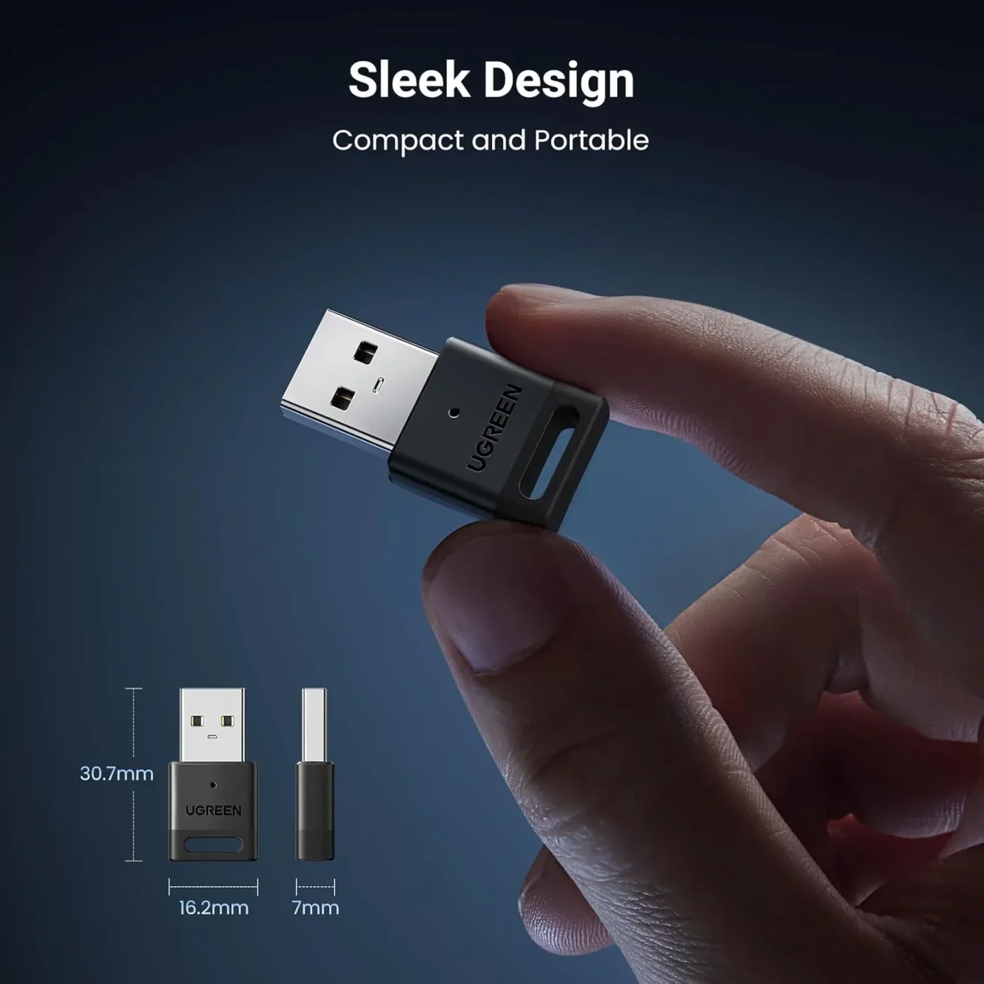 Adaptador USB Bluetooth 5.3 – Ugreen