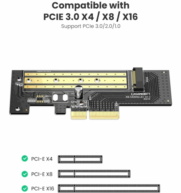 Tarjeta PCI-Express para M.2 NVMe - Imagen 2